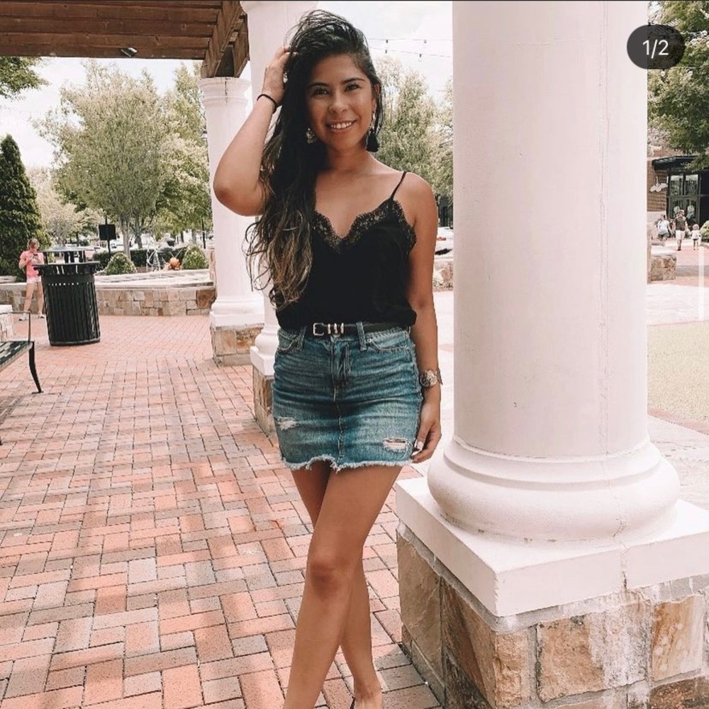 Denim skirt